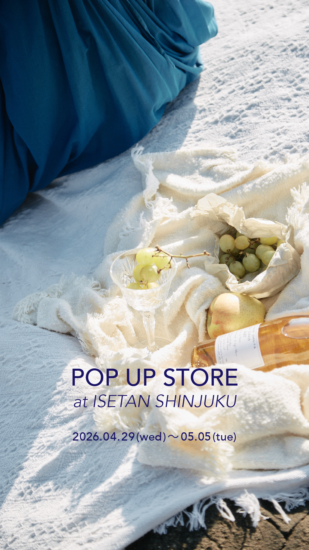 《2026 VACATION COLLECTION 伊勢丹新宿 POP UP開催のお知らせ》