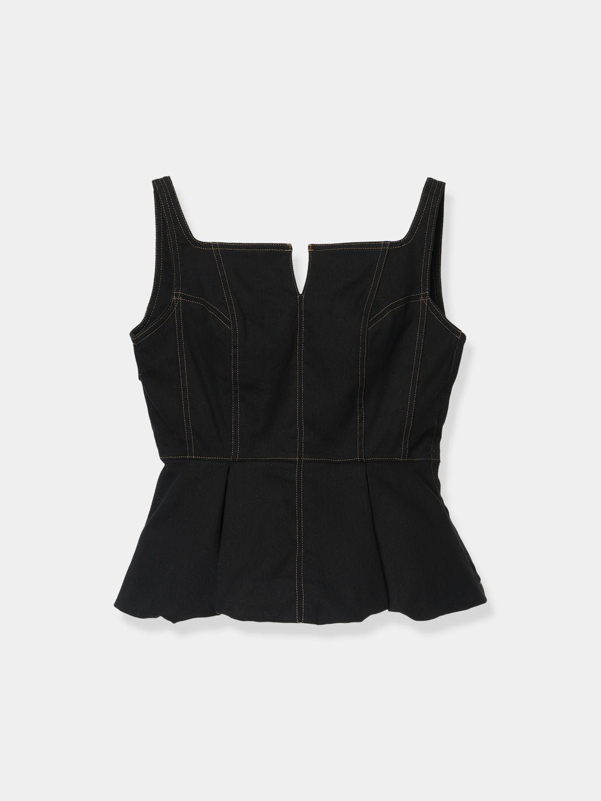 Sculpted Peplum Balloon Top