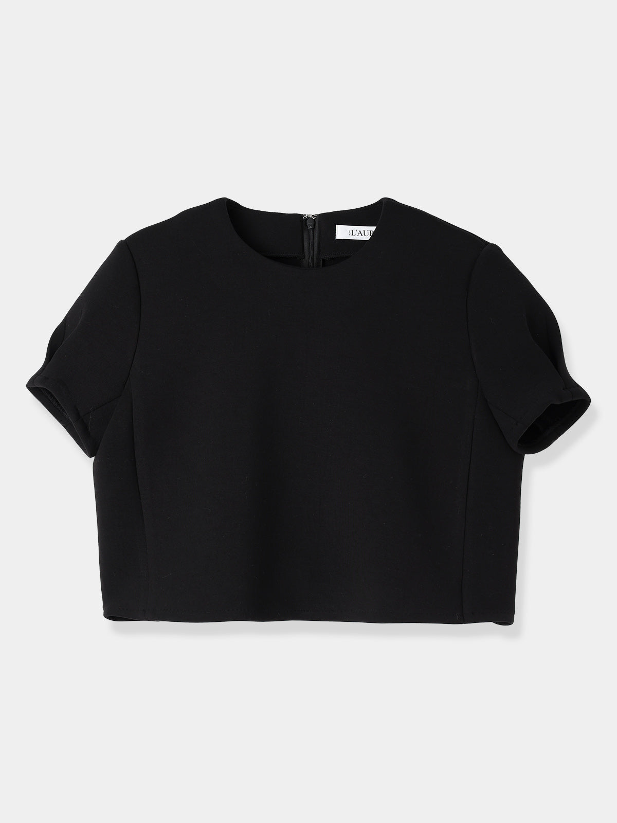 Double Knit Cropped Pullover