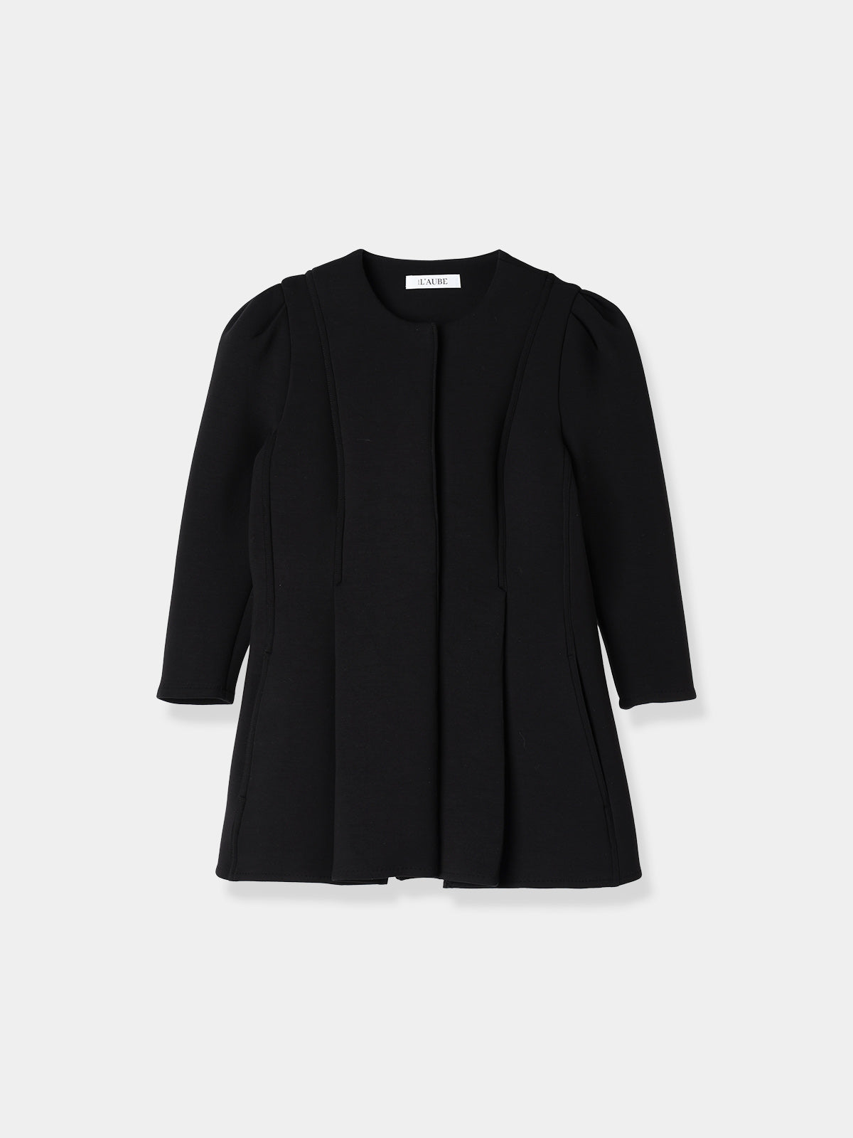 Double Knit Peplum Jacket