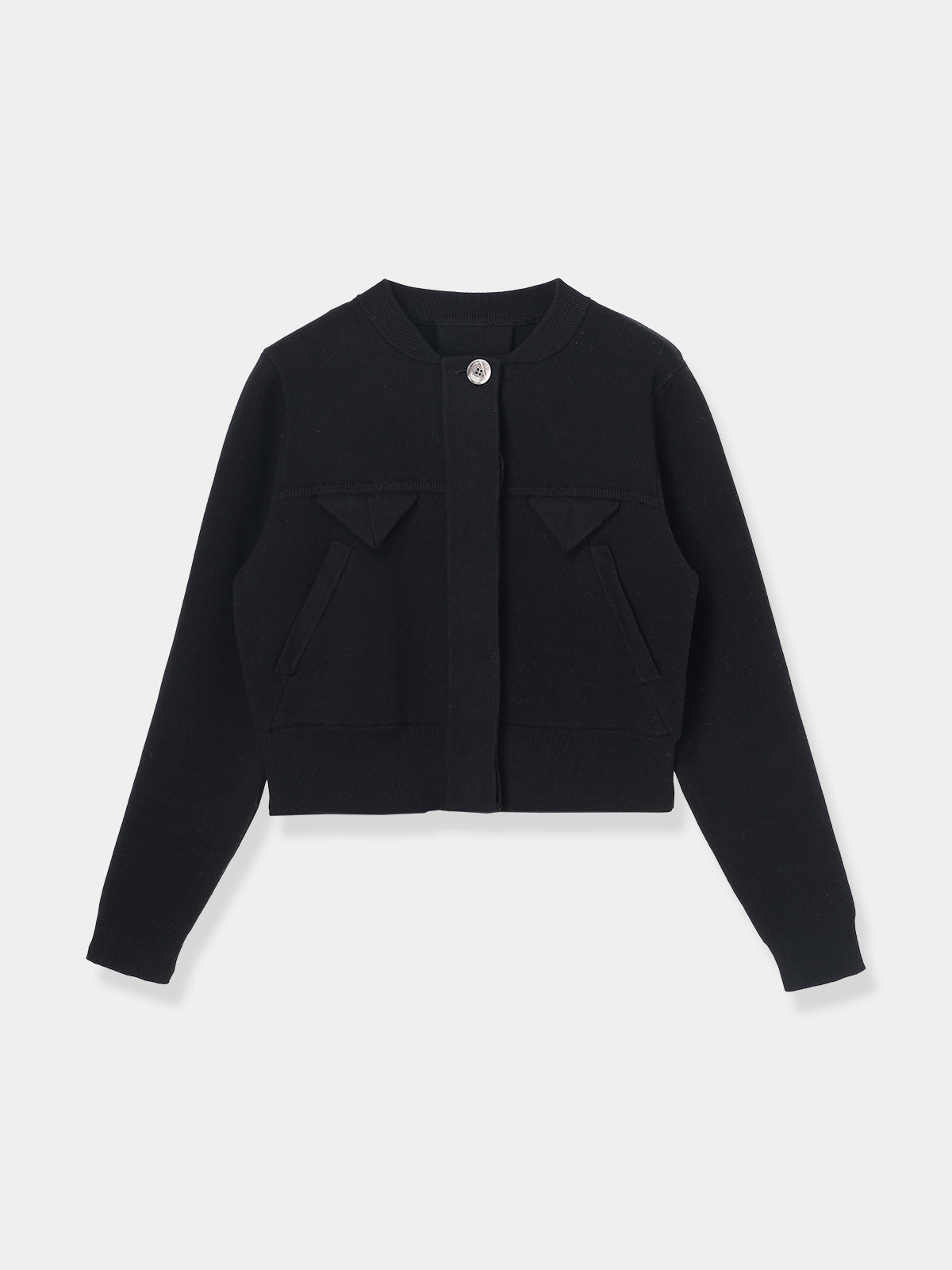 Compact Knit Cashmere Blouson