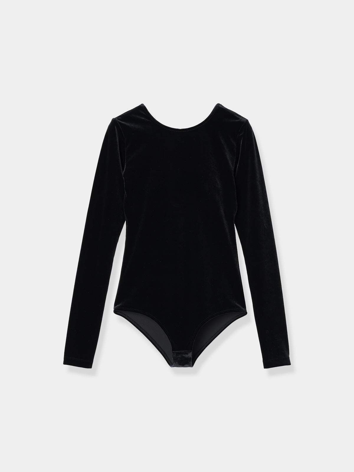 Velours Back open Body suit
