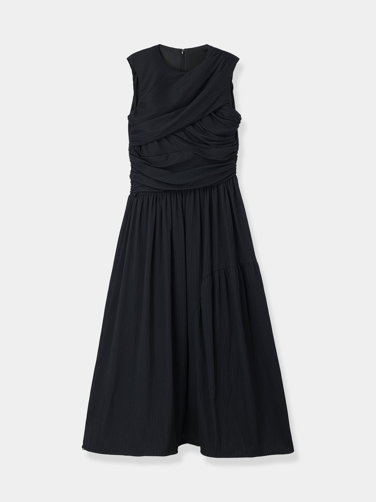 【POPUP】Layered Drape Balloon Dress