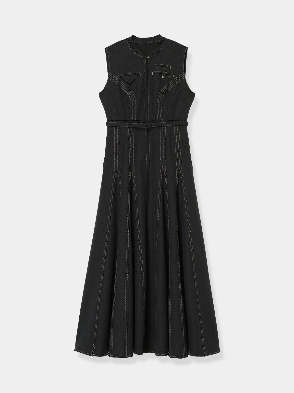 Architect Zip Flare Dress