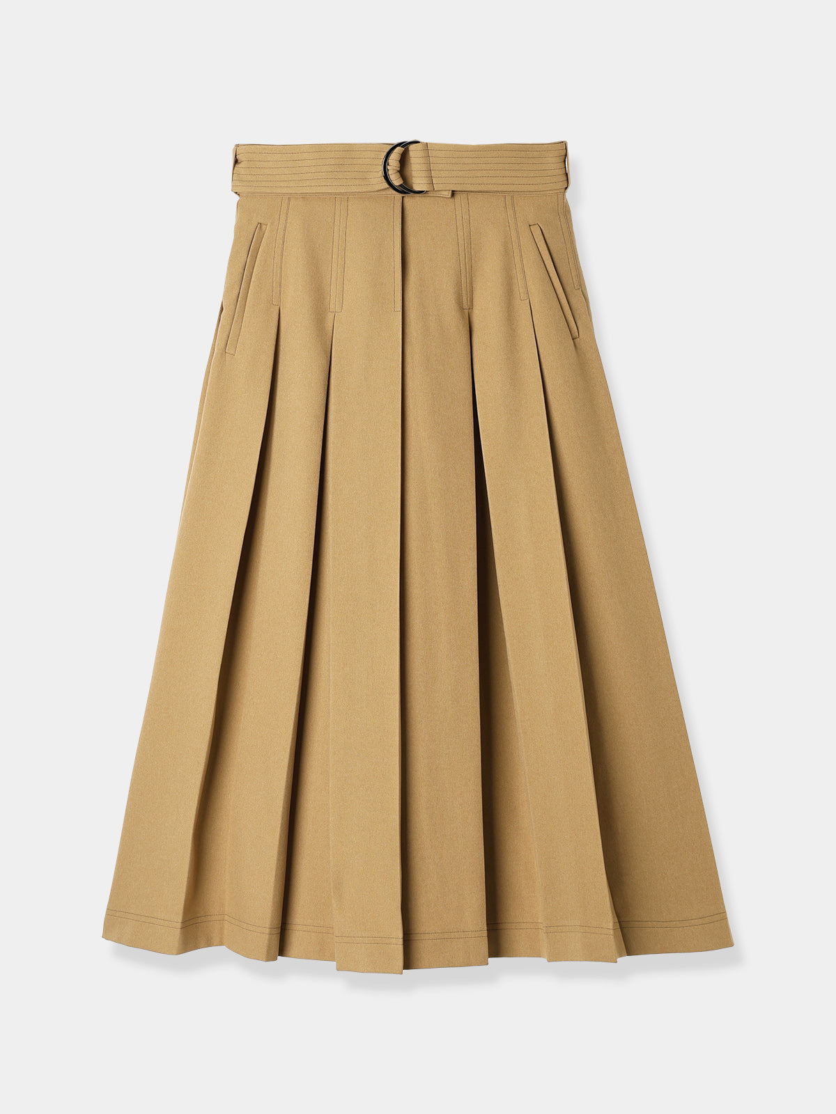 Wide Pleats Skirt