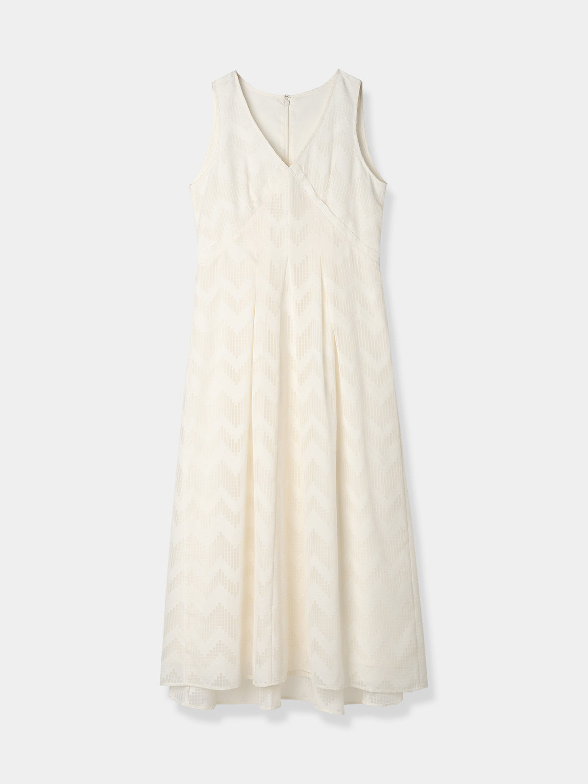 Cut jacquard sheer Dress