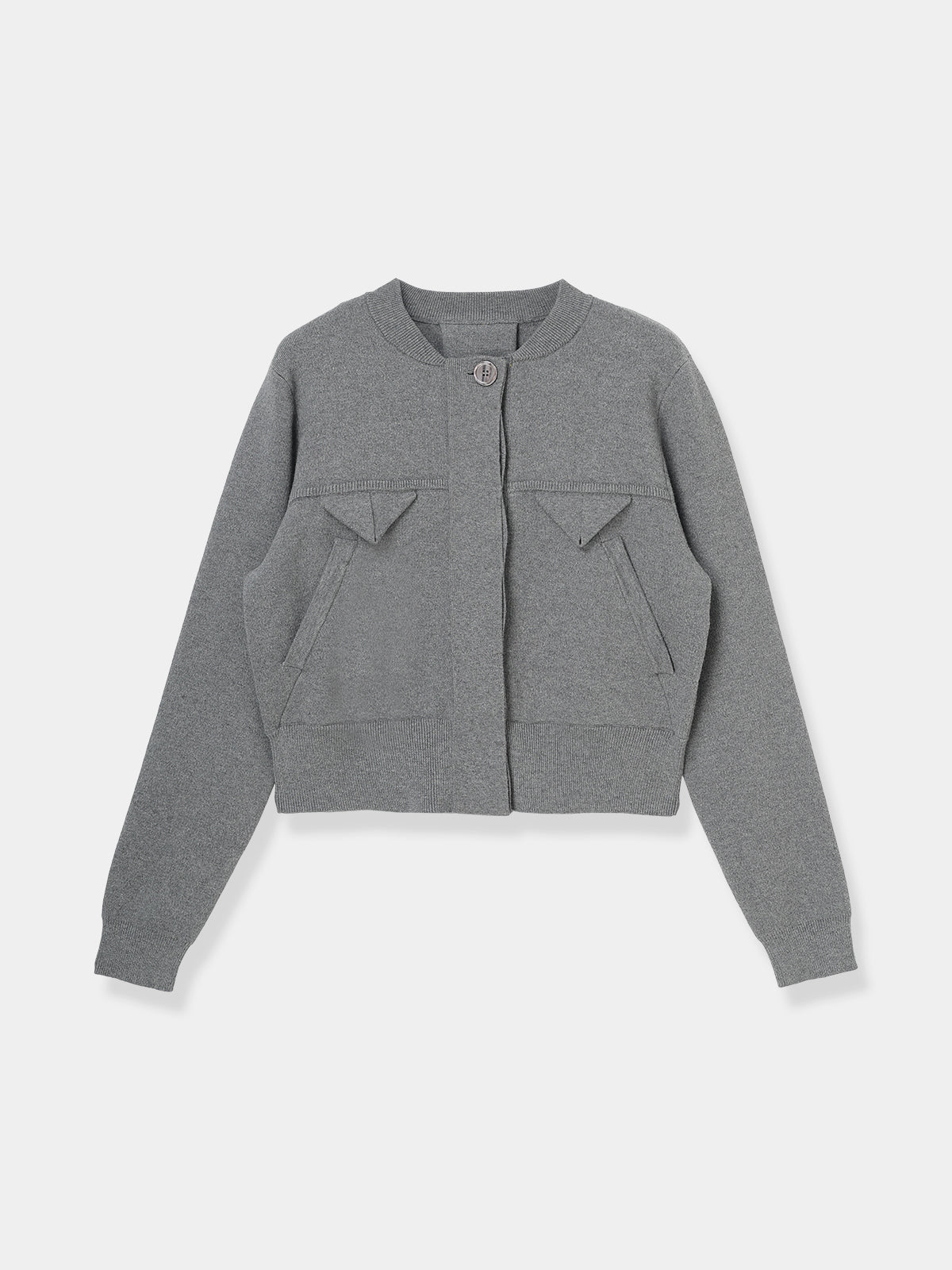 Compact Knit Cashmere Blouson