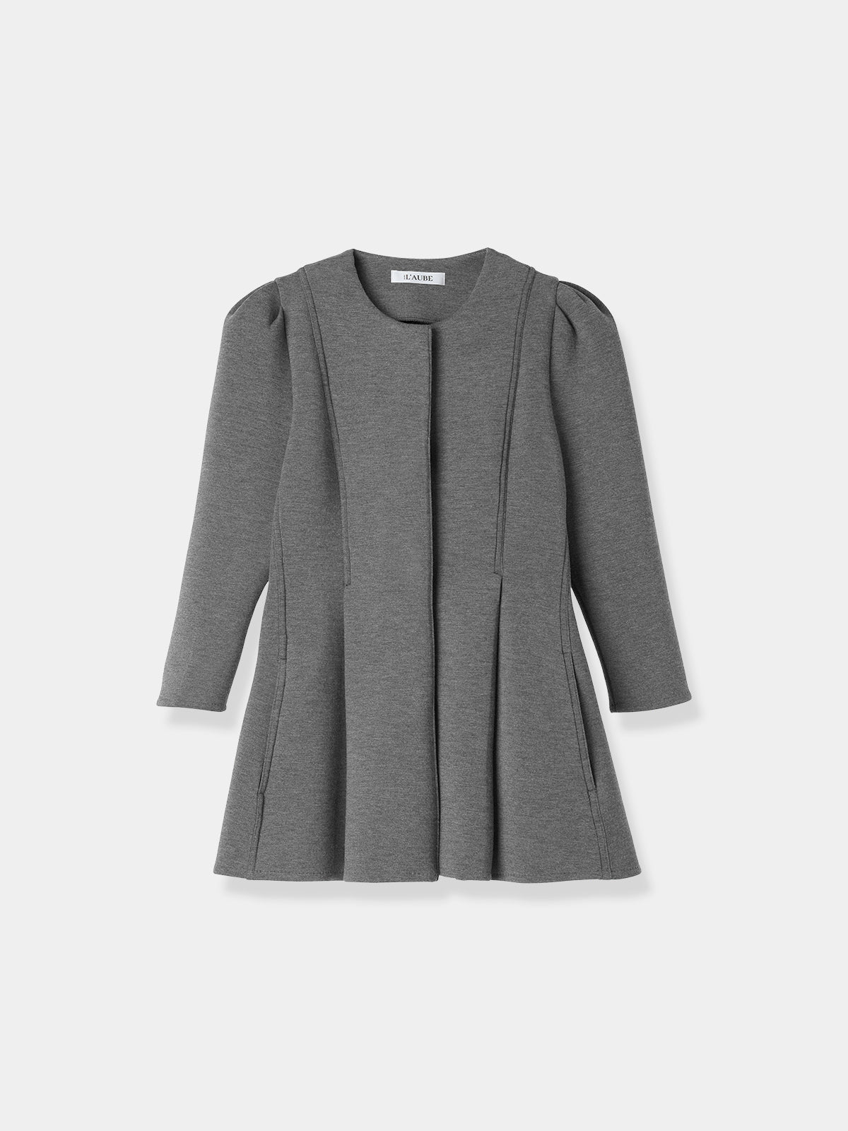 Double Knit Peplum Jacket