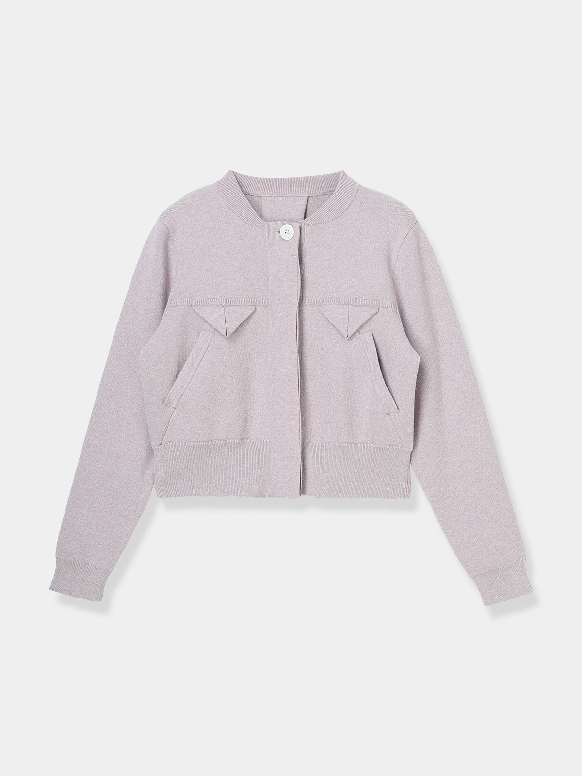 Compact Knit Cashmere Blouson