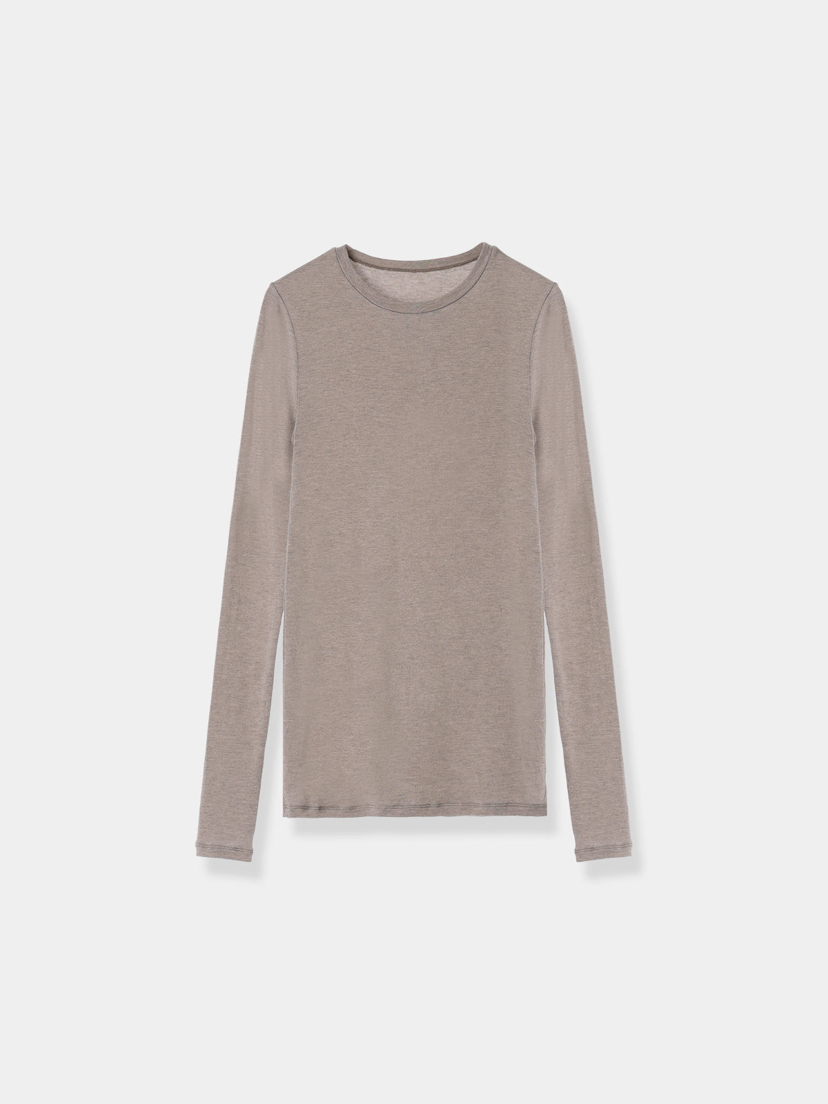 Crew neck Sheer Tops