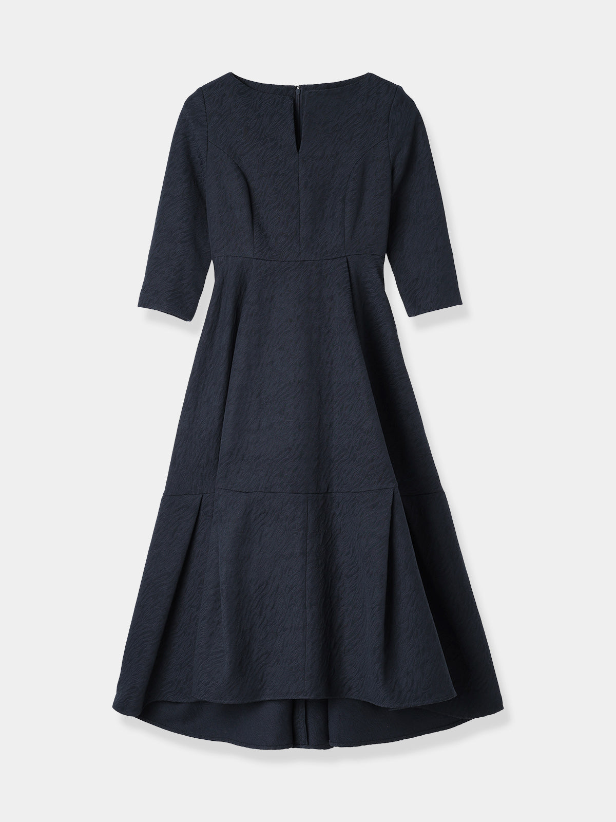 Keyneck Jacquard Dress