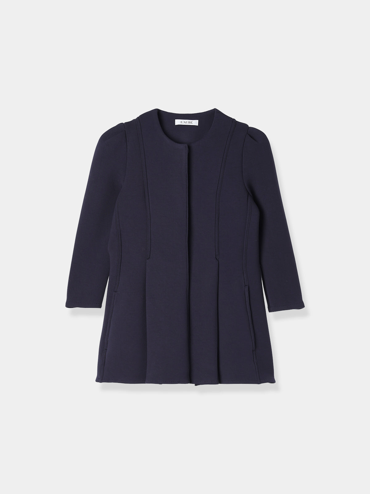 Double Knit Peplum Jacket