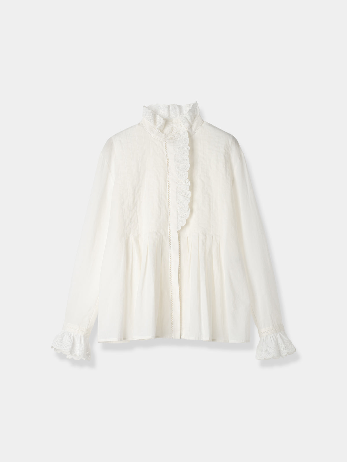 Geometric Lace Blouse