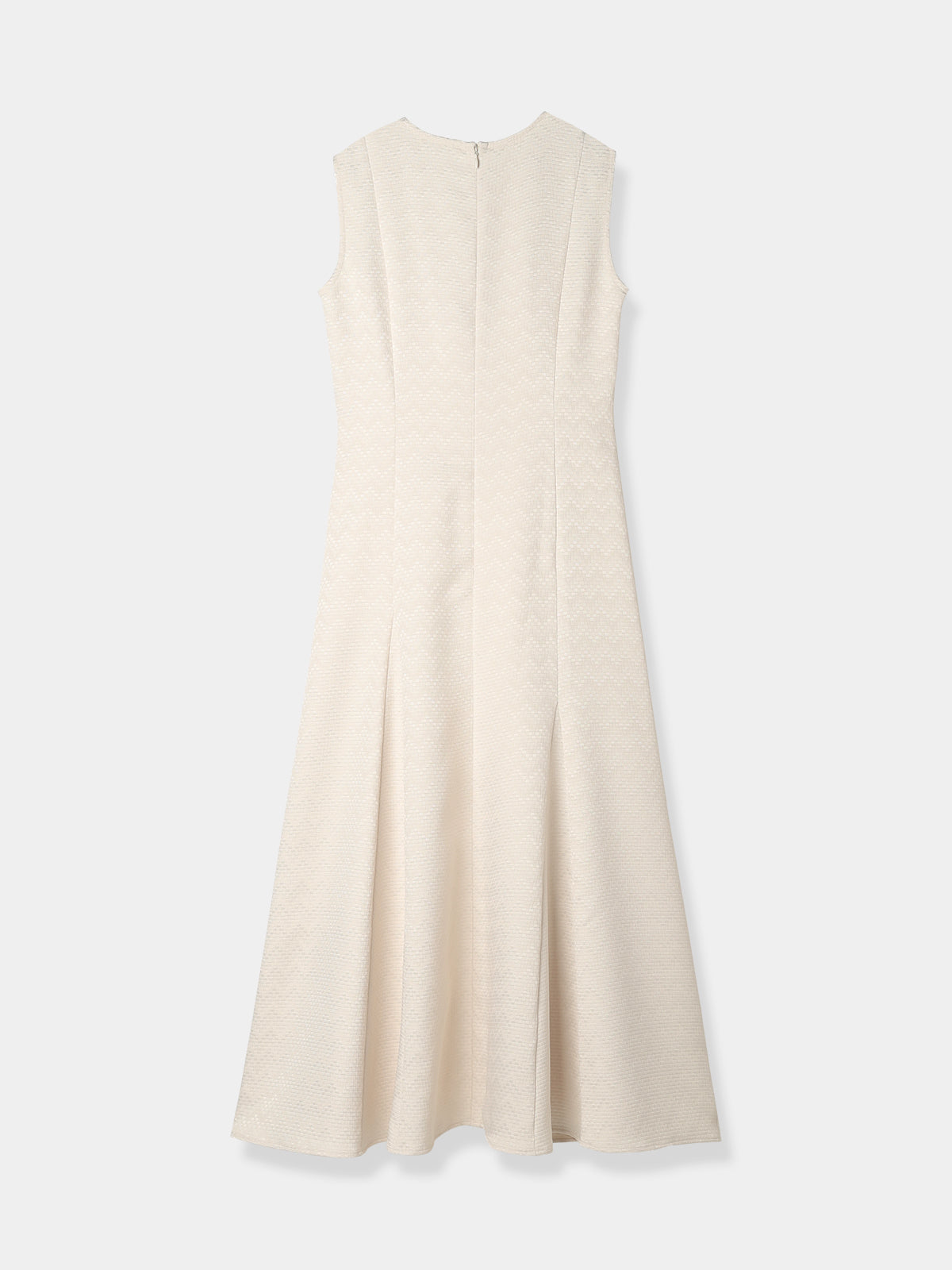 Front drape jacquard Dress
