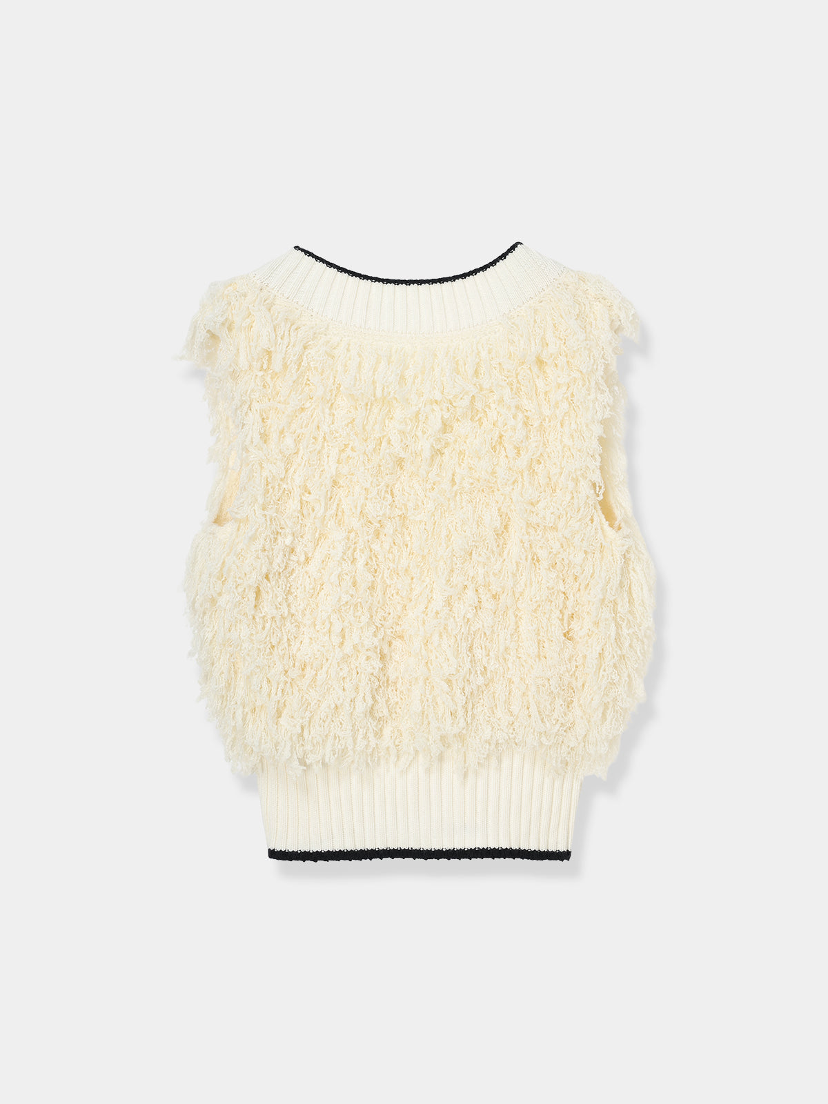 Fringe Knit Vest