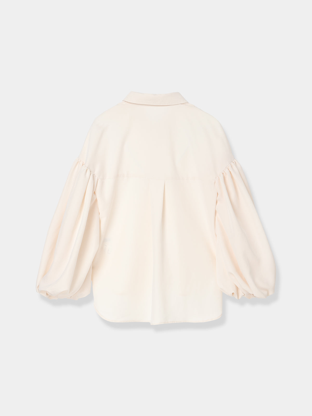 Bow Tie Balloon Sleeve Blouse