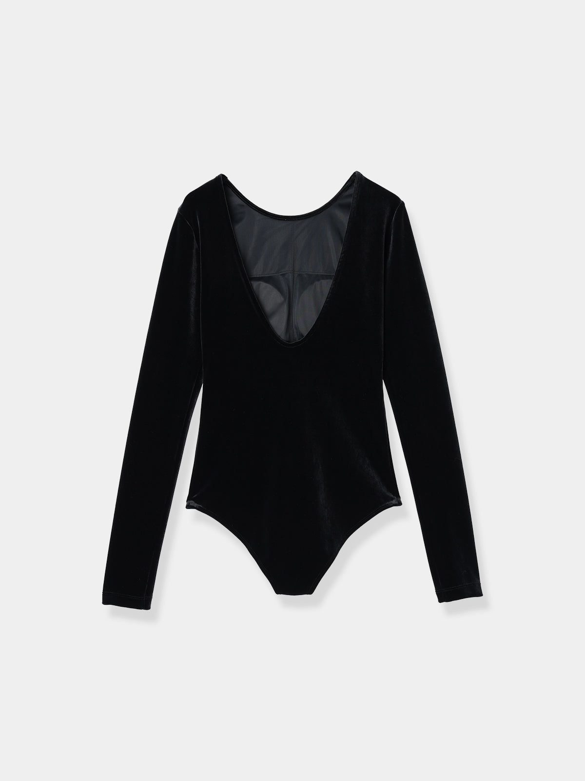 Velours Back open Body suit