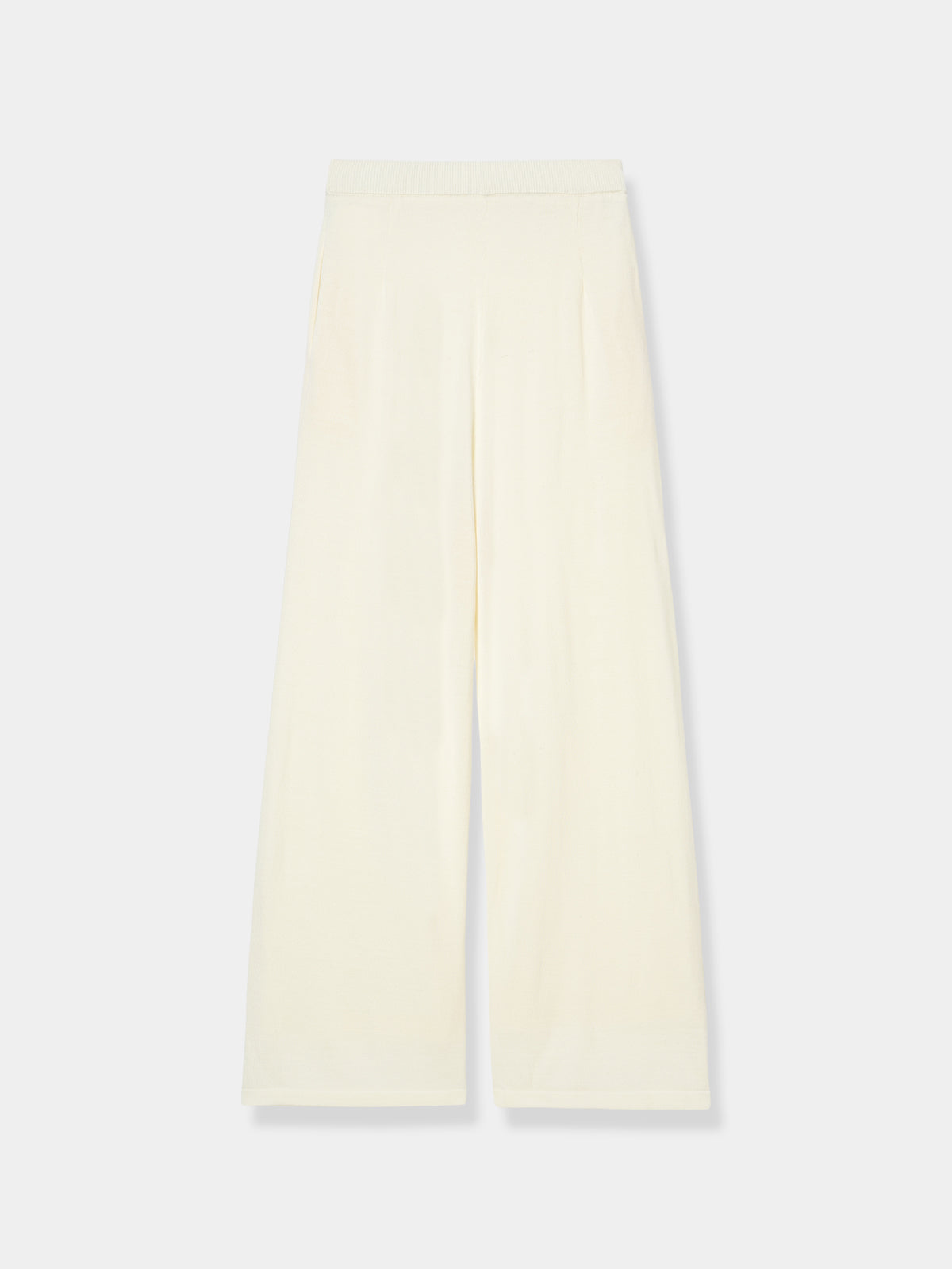 Structured Tuck Wide Pants