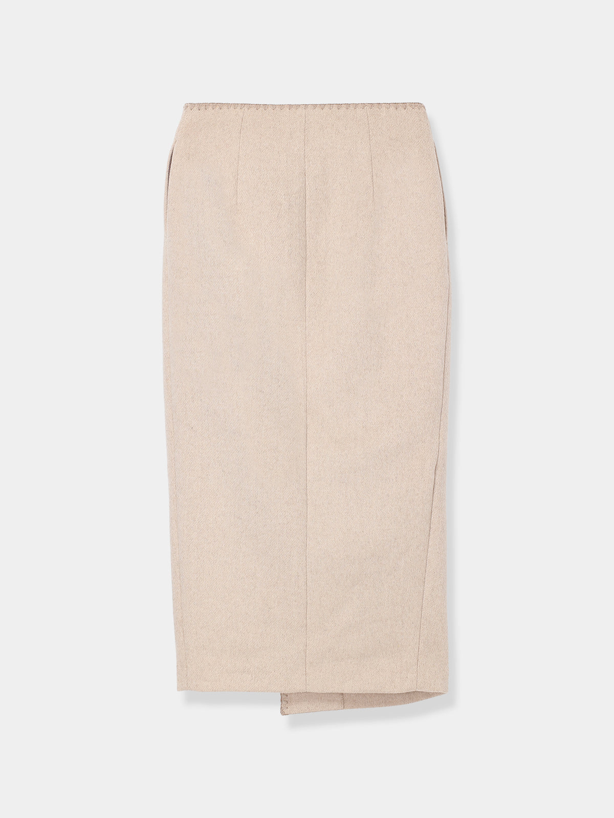 【POPUP】Asymmetric Wool Wrap Skirt