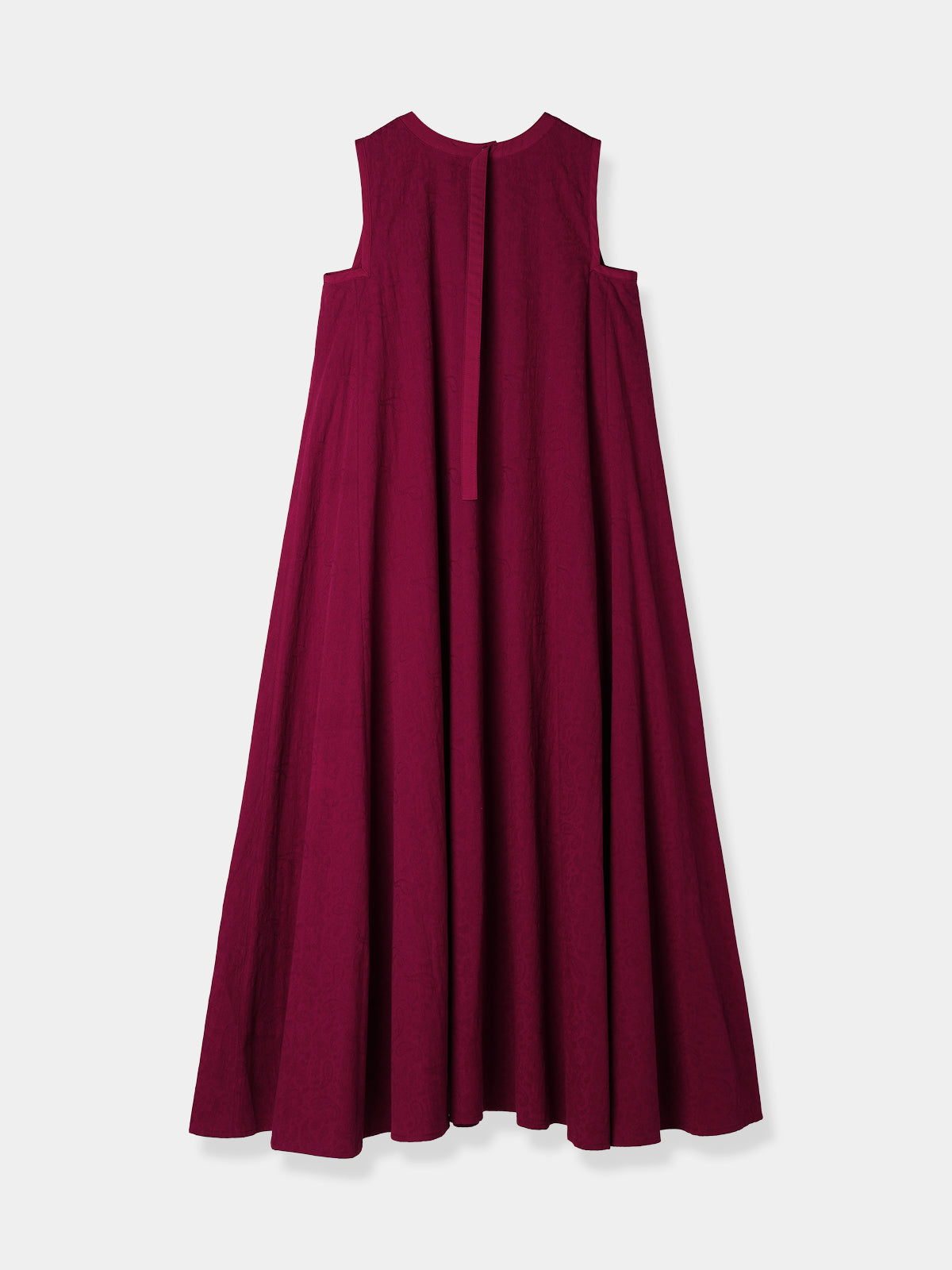 Paisley jacquard piping Dress