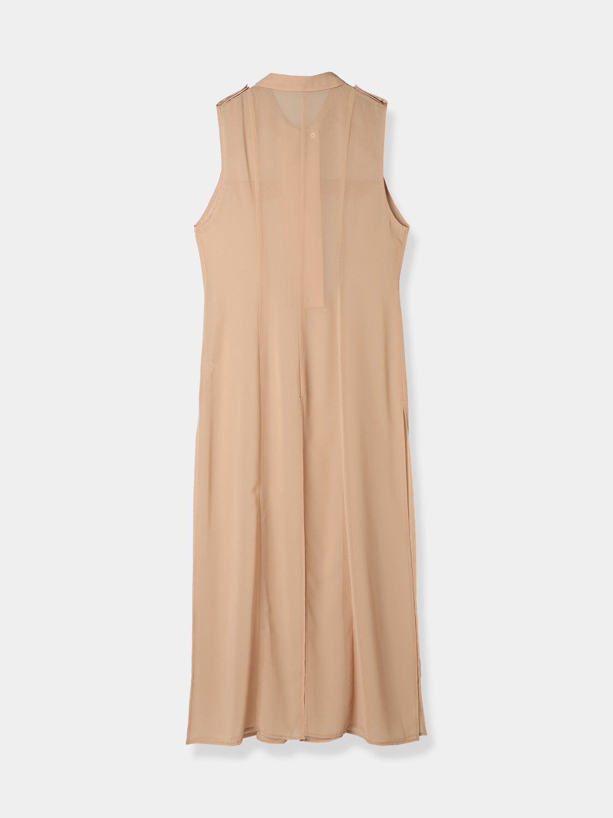 Sheer trench Long gilet