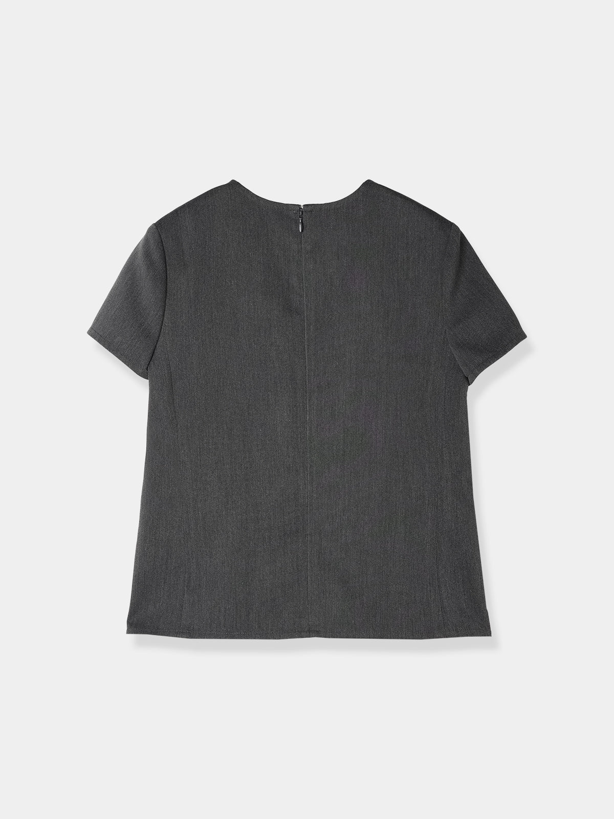 Crew neck compact Blouse