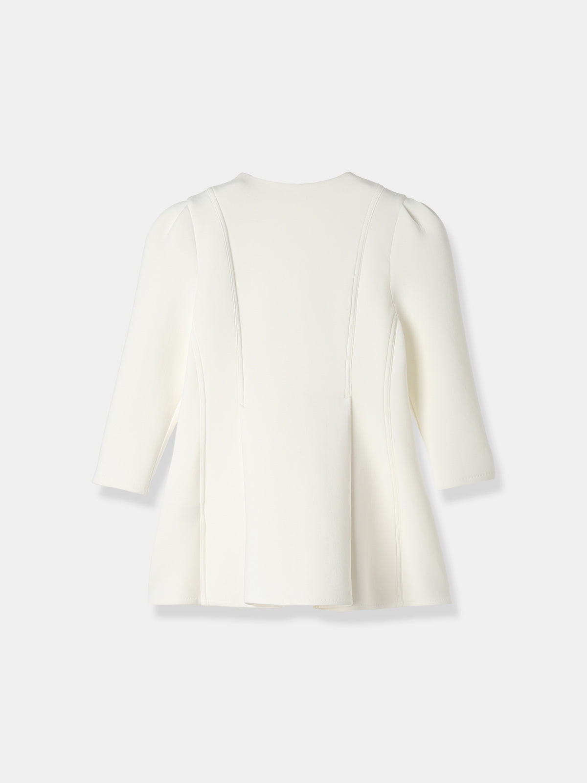 Double Knit Peplum Jacket