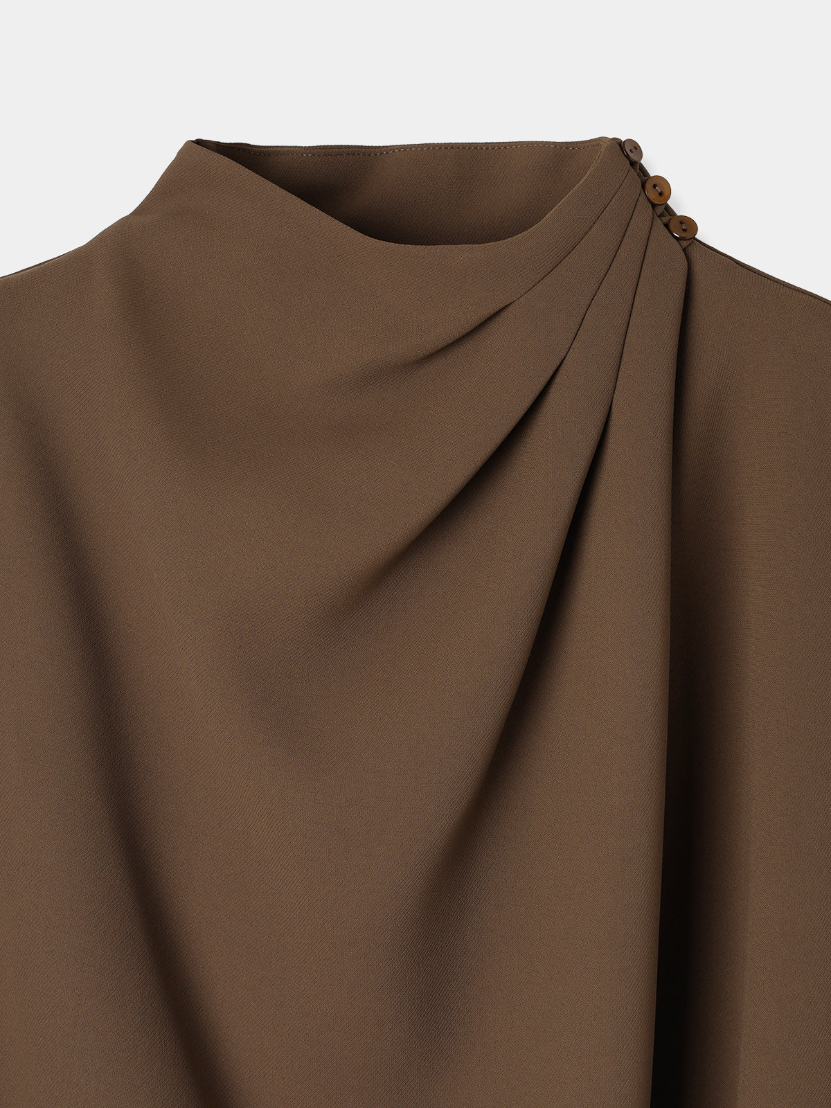 Belted Drape Dress