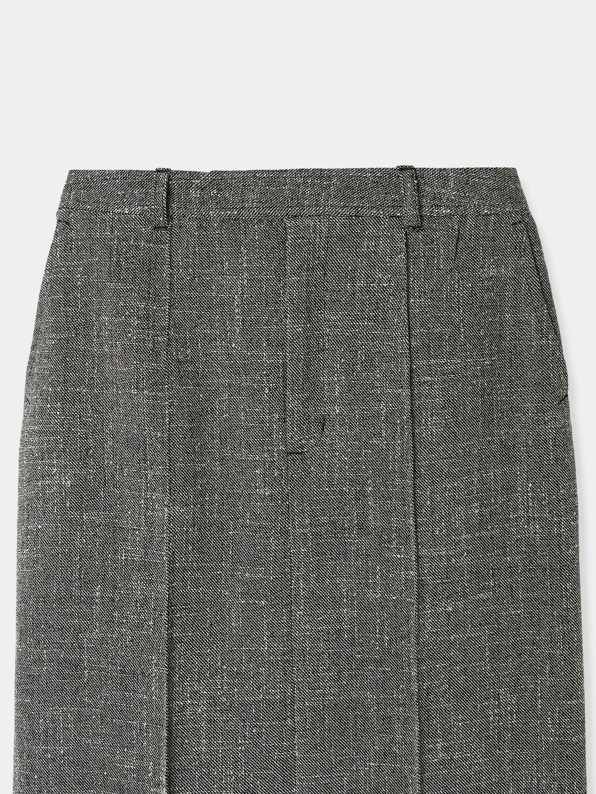 Front Pin-tuck Pencil Skirt