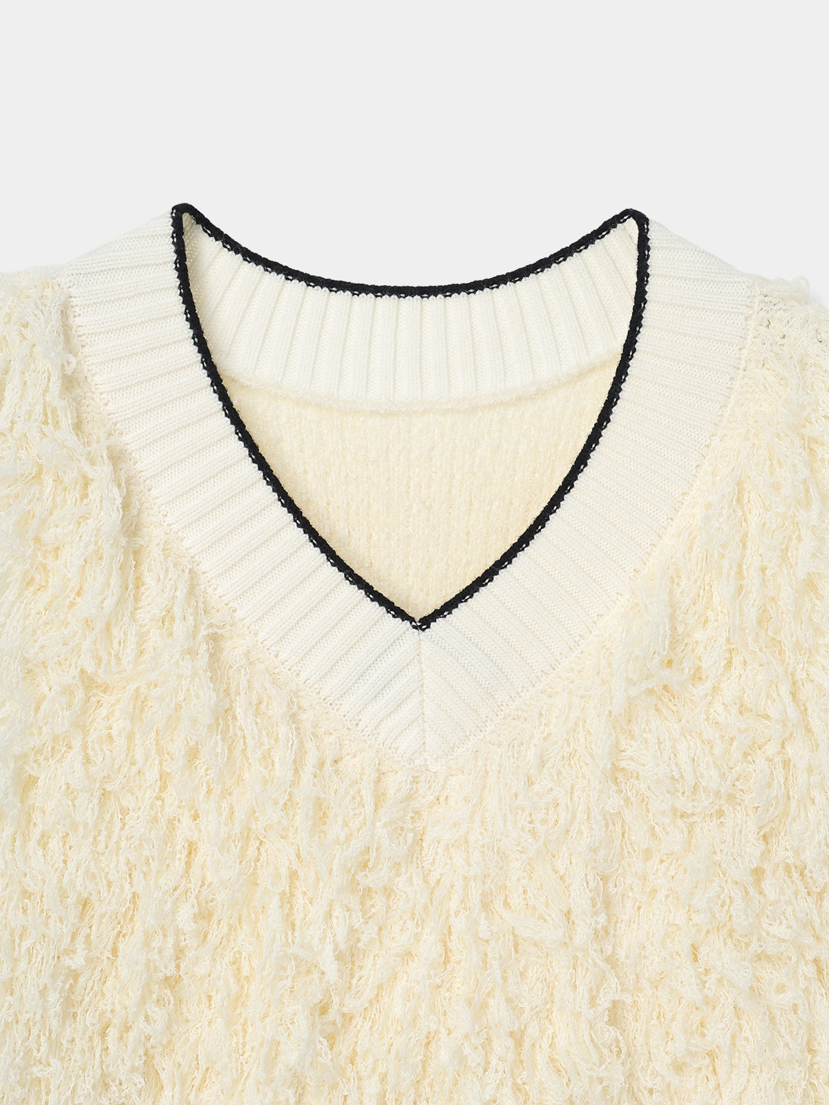 Fringe Knit Vest