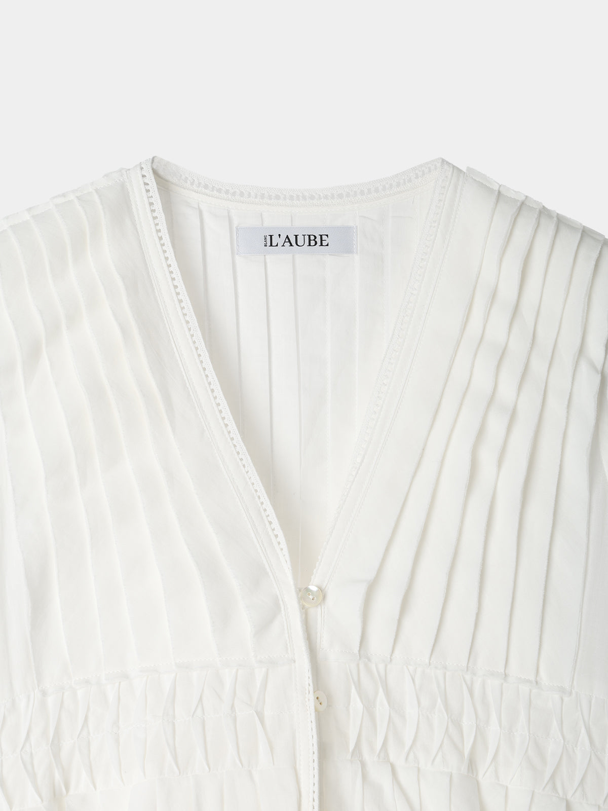 Cotton Tiered Volume Blouse