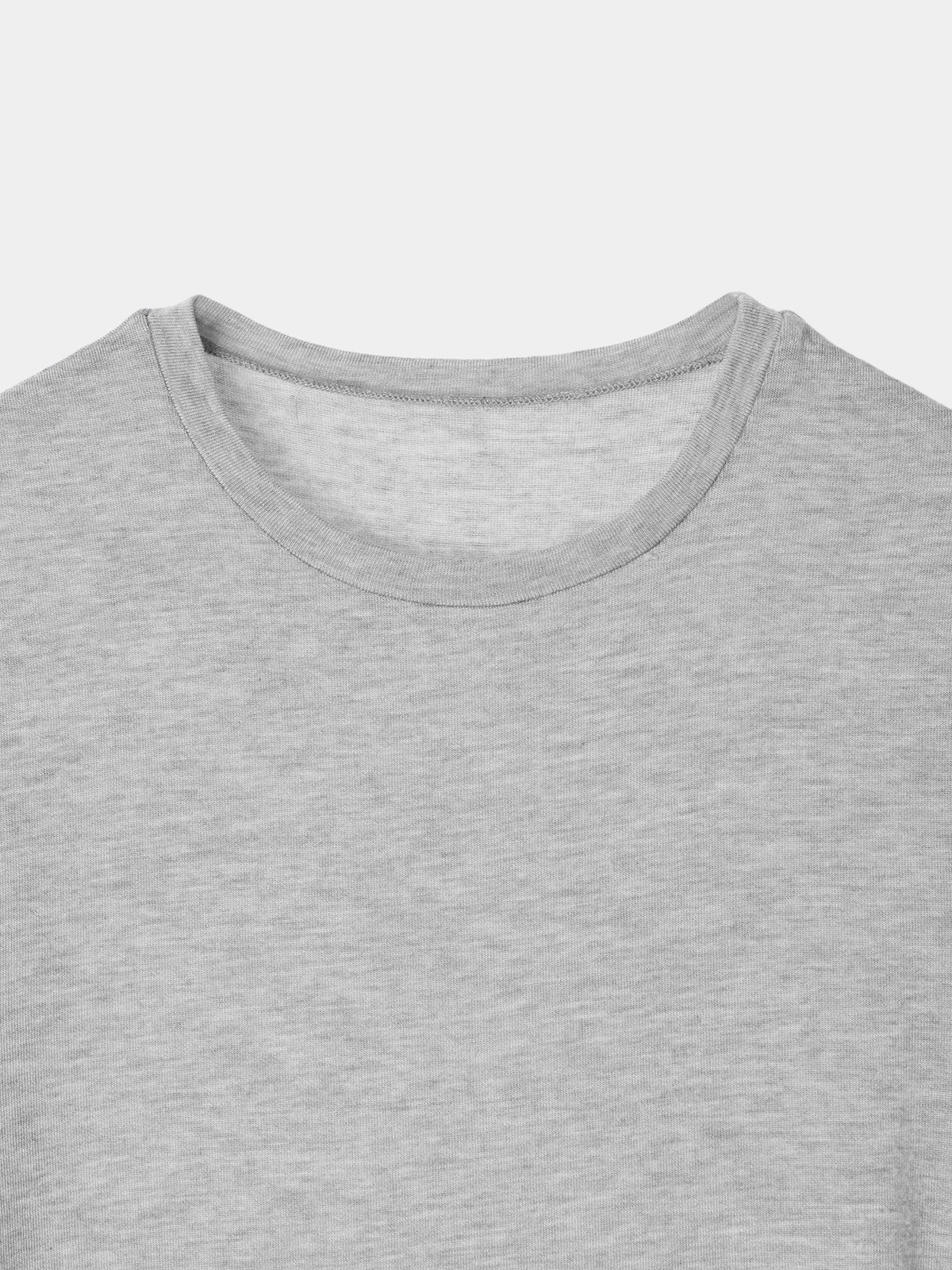 Crew neck Sheer Tops