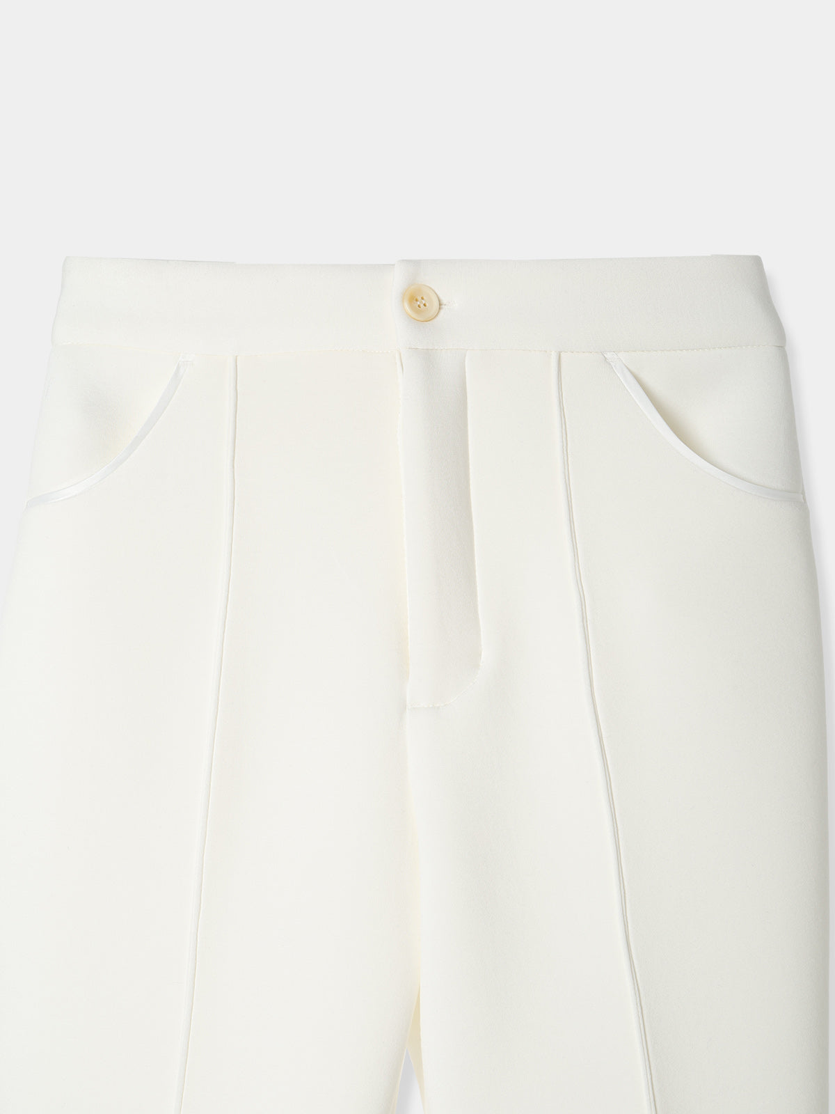 Double Knit Center Slit Pants