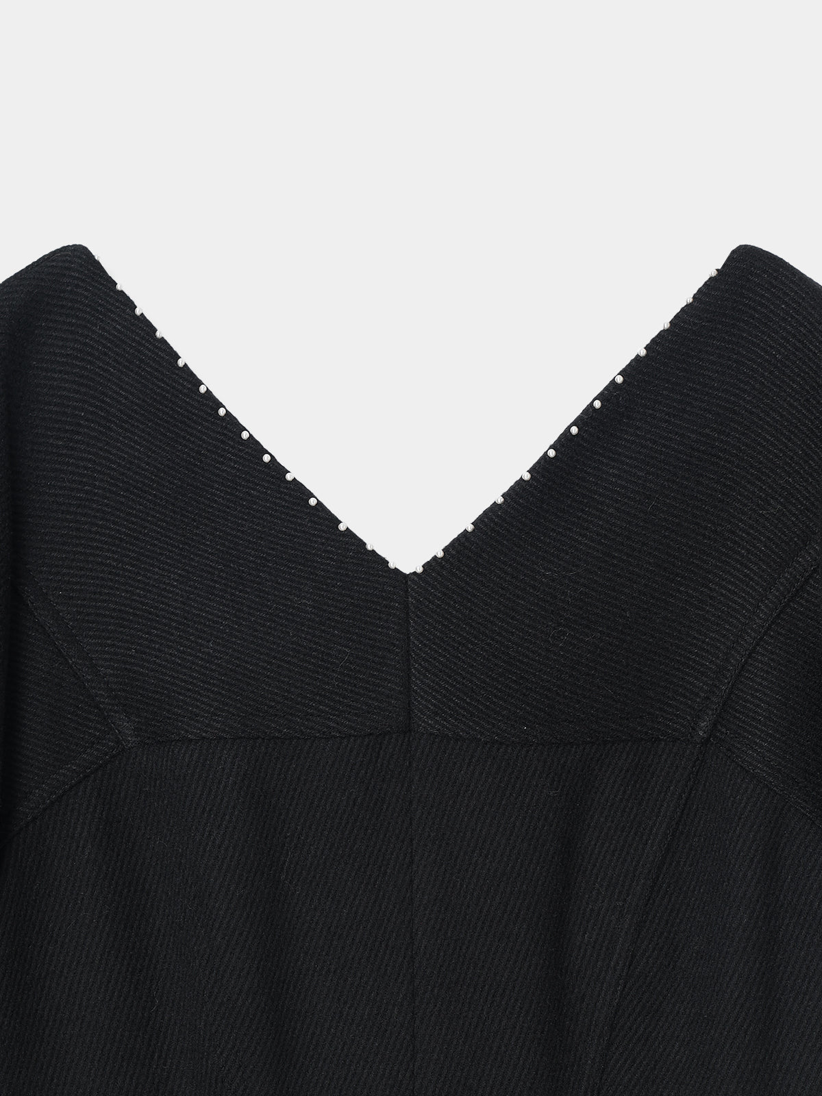 Pearl Trim Wool Combinaison