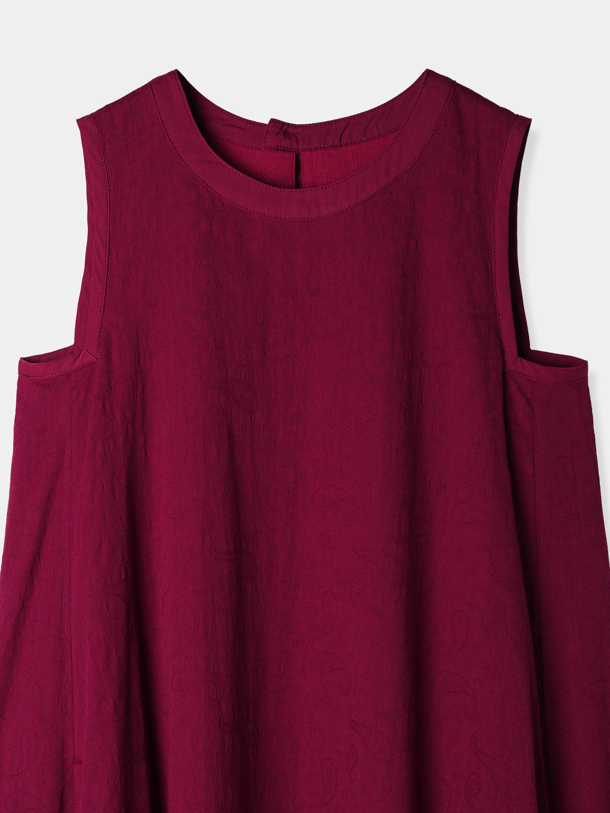 Paisley jacquard piping Dress