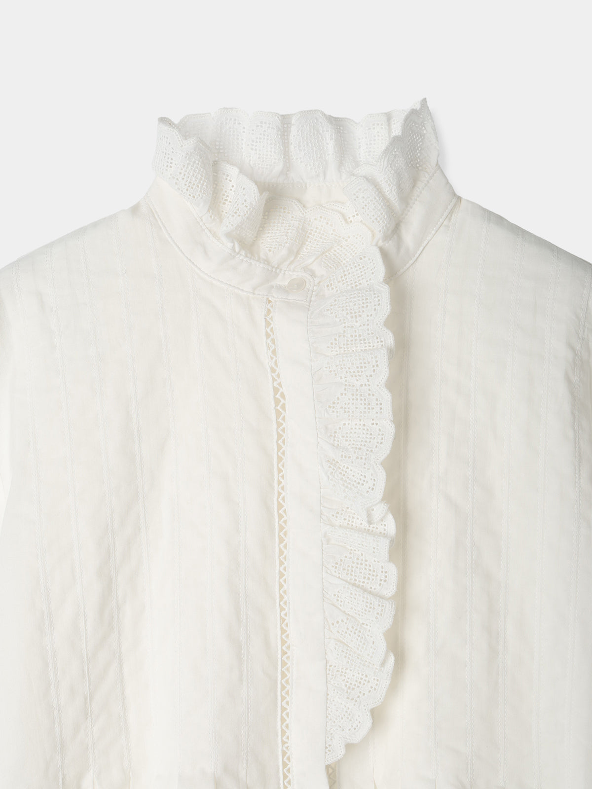 Geometric Lace Blouse