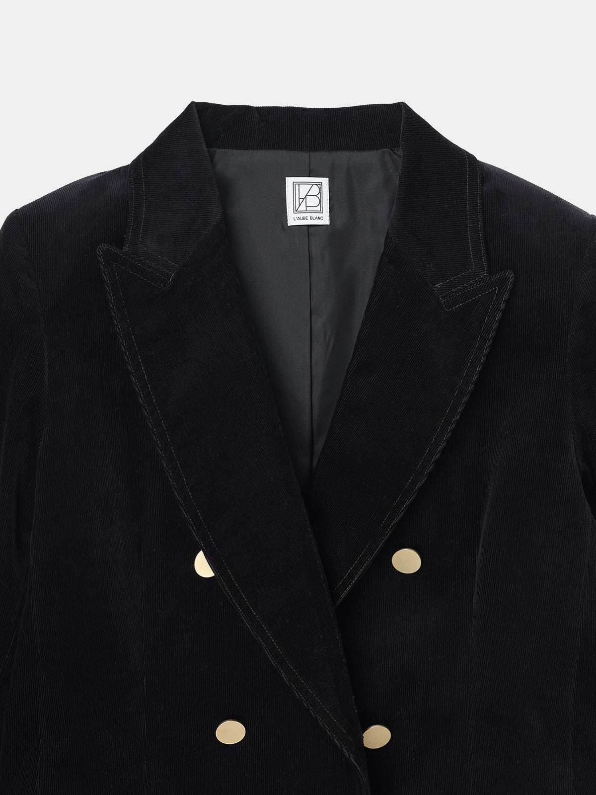 Double-breasted Corduroy Jacket