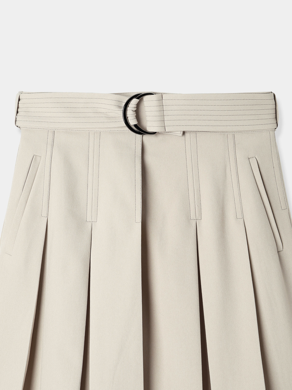 Wide Pleats Skirt