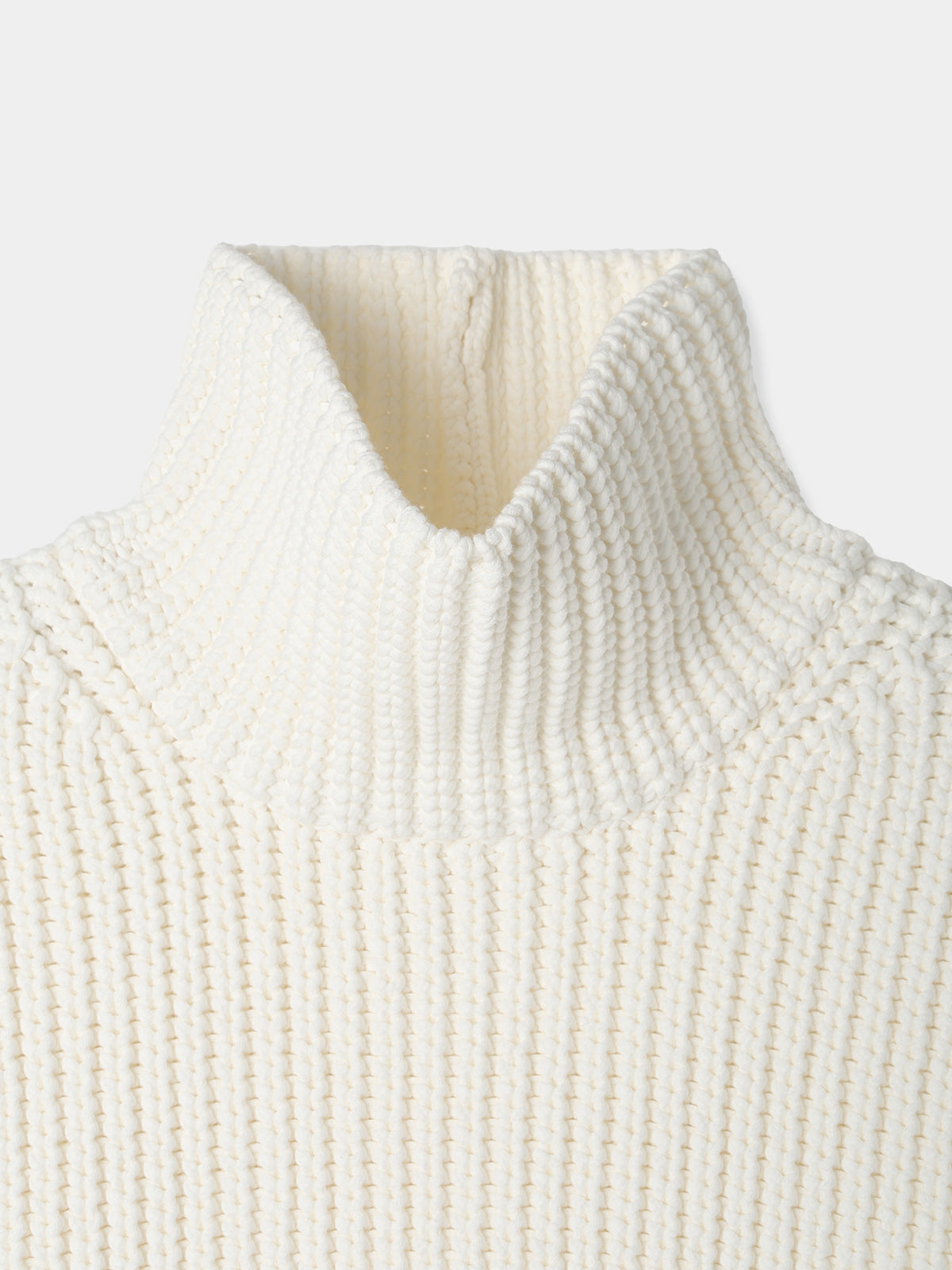 High-neck Knit Tops