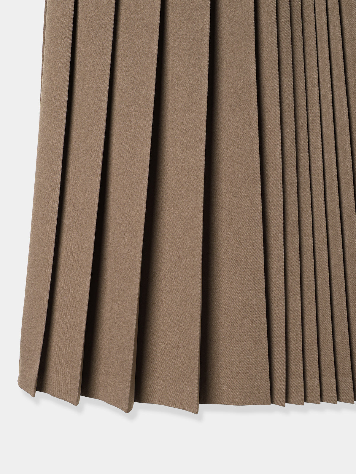 Asymmetry pleats skirt