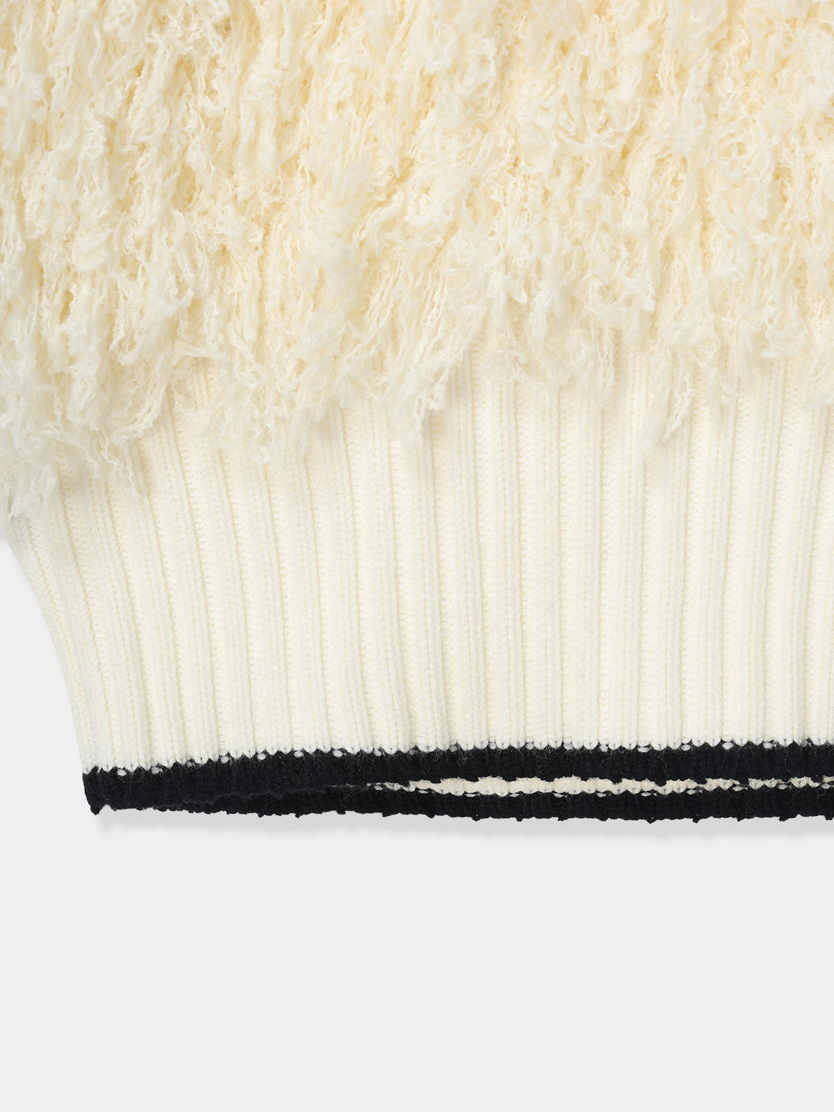 Fringe Knit Vest