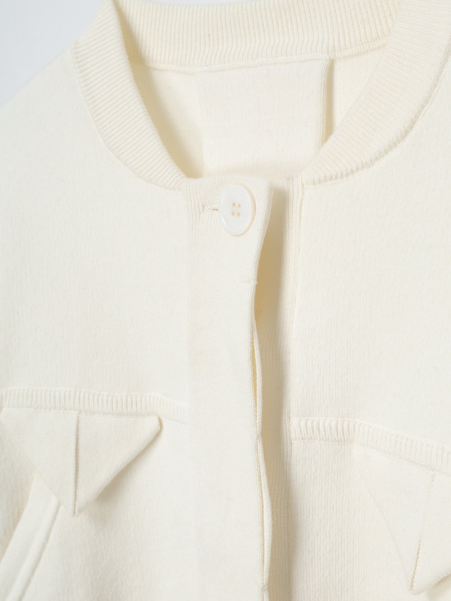 Compact Knit Cashmere Blouson