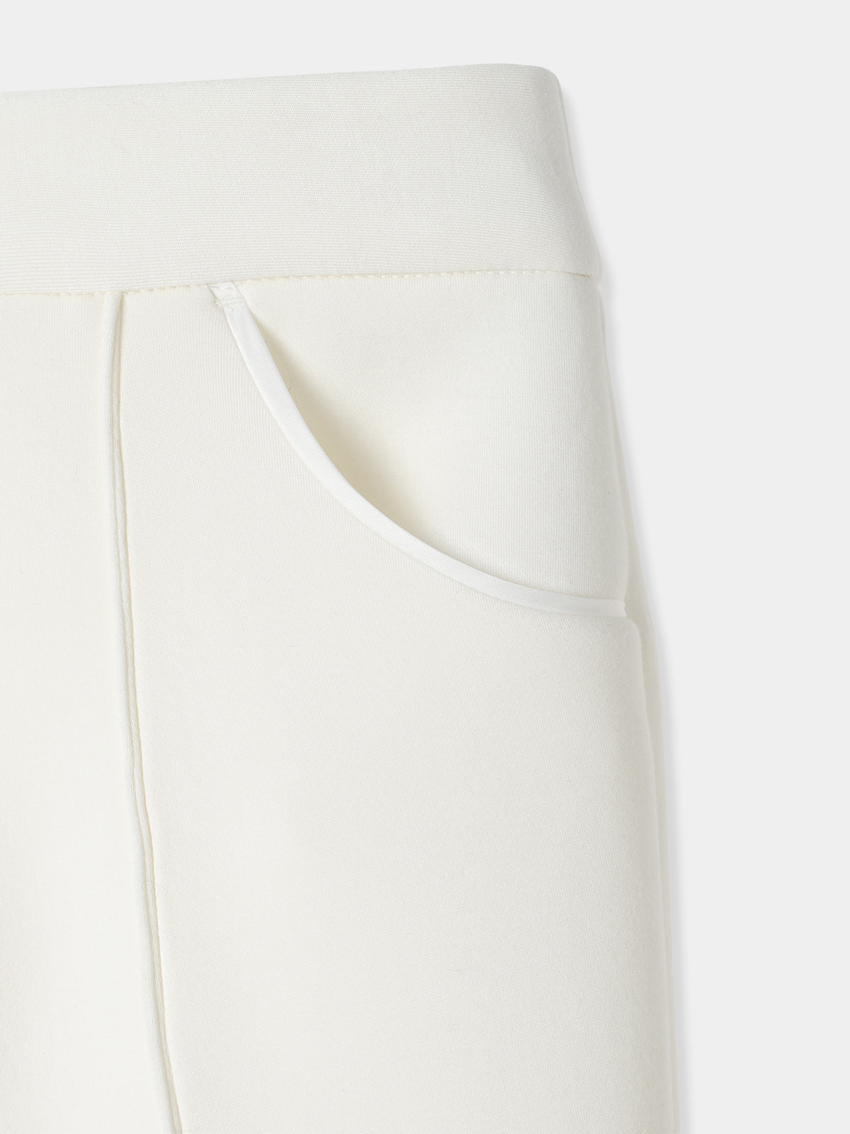 Double Knit Center Slit Pants