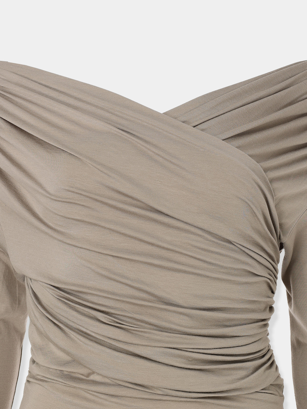 Cache-coeur Drape Jersey Dress