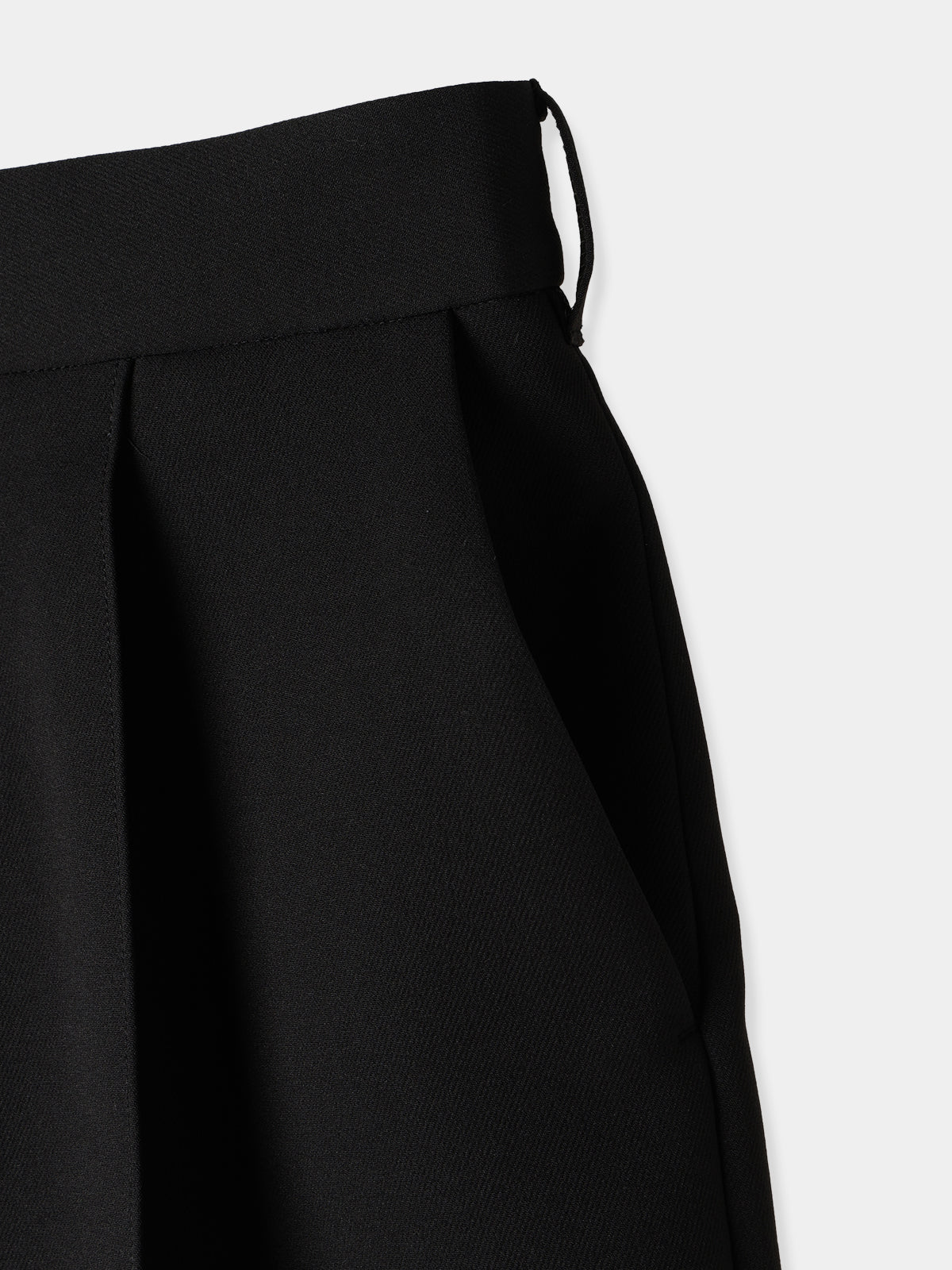 Front pin tuck Half pants