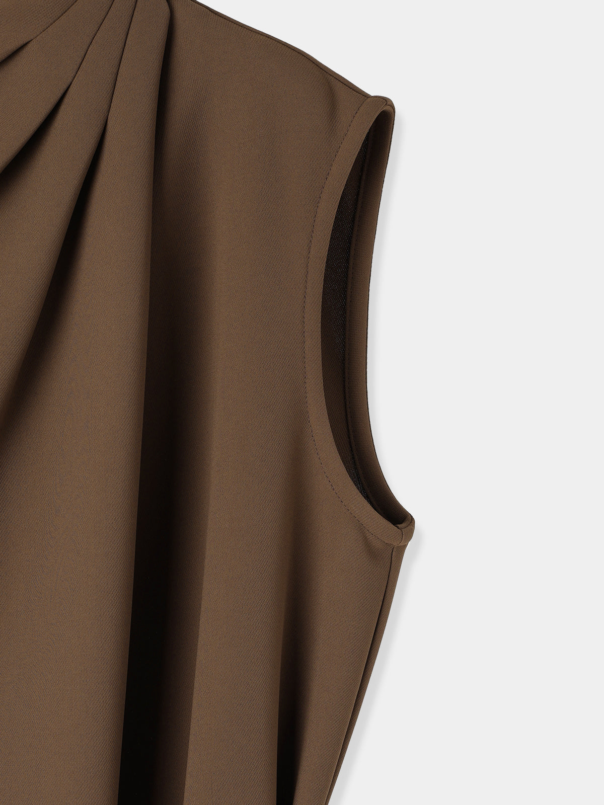 Belted Drape Dress