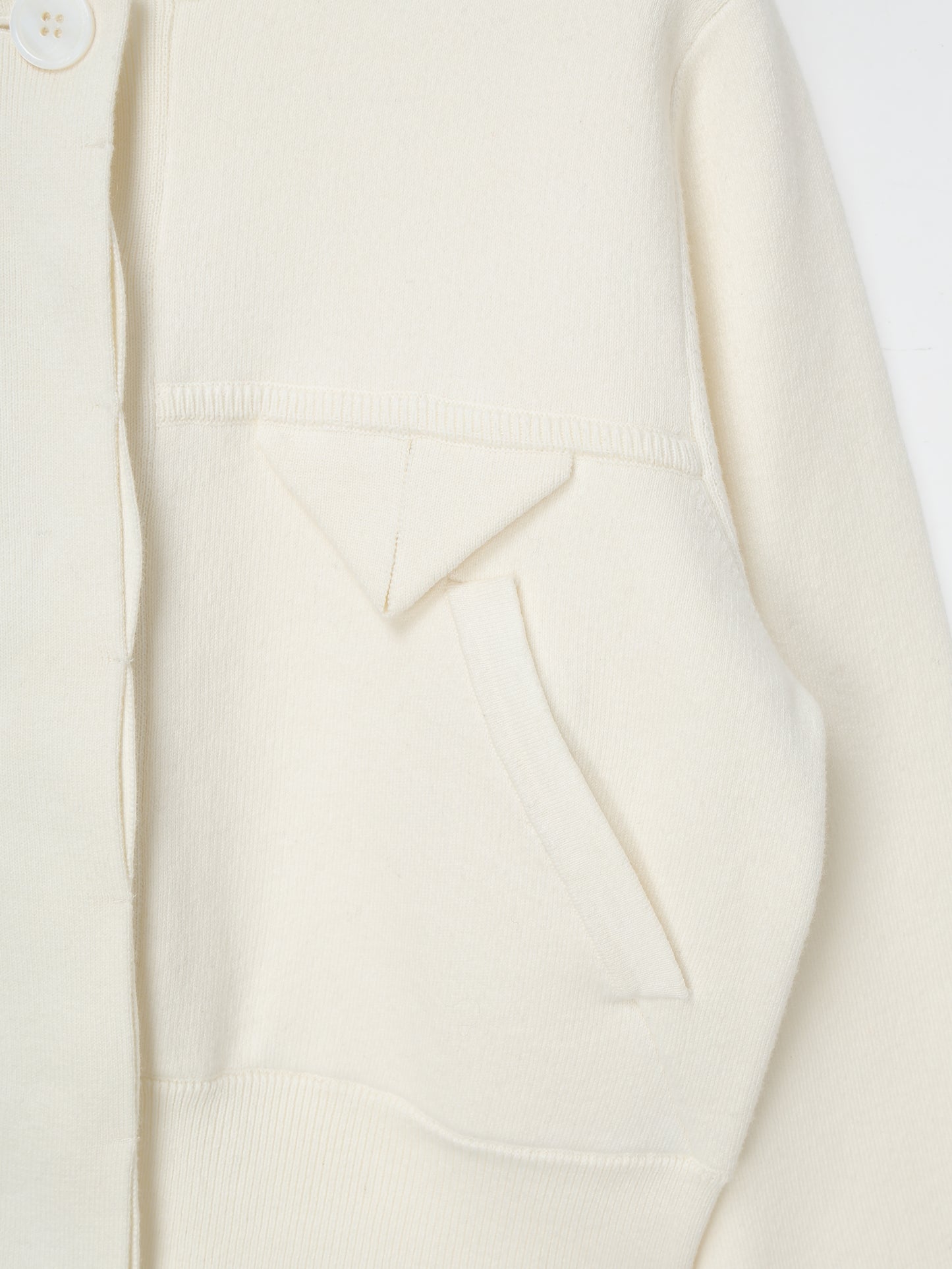 Compact Knit Cashmere Blouson