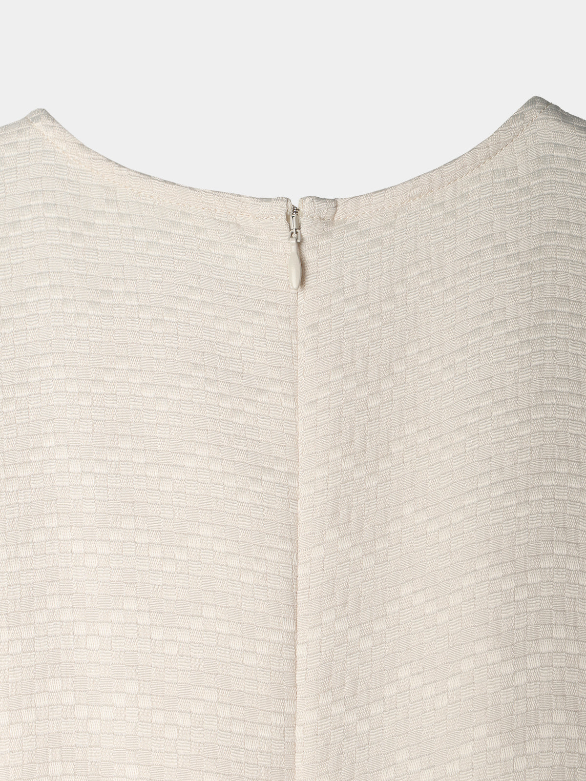 Front drape jacquard Dress