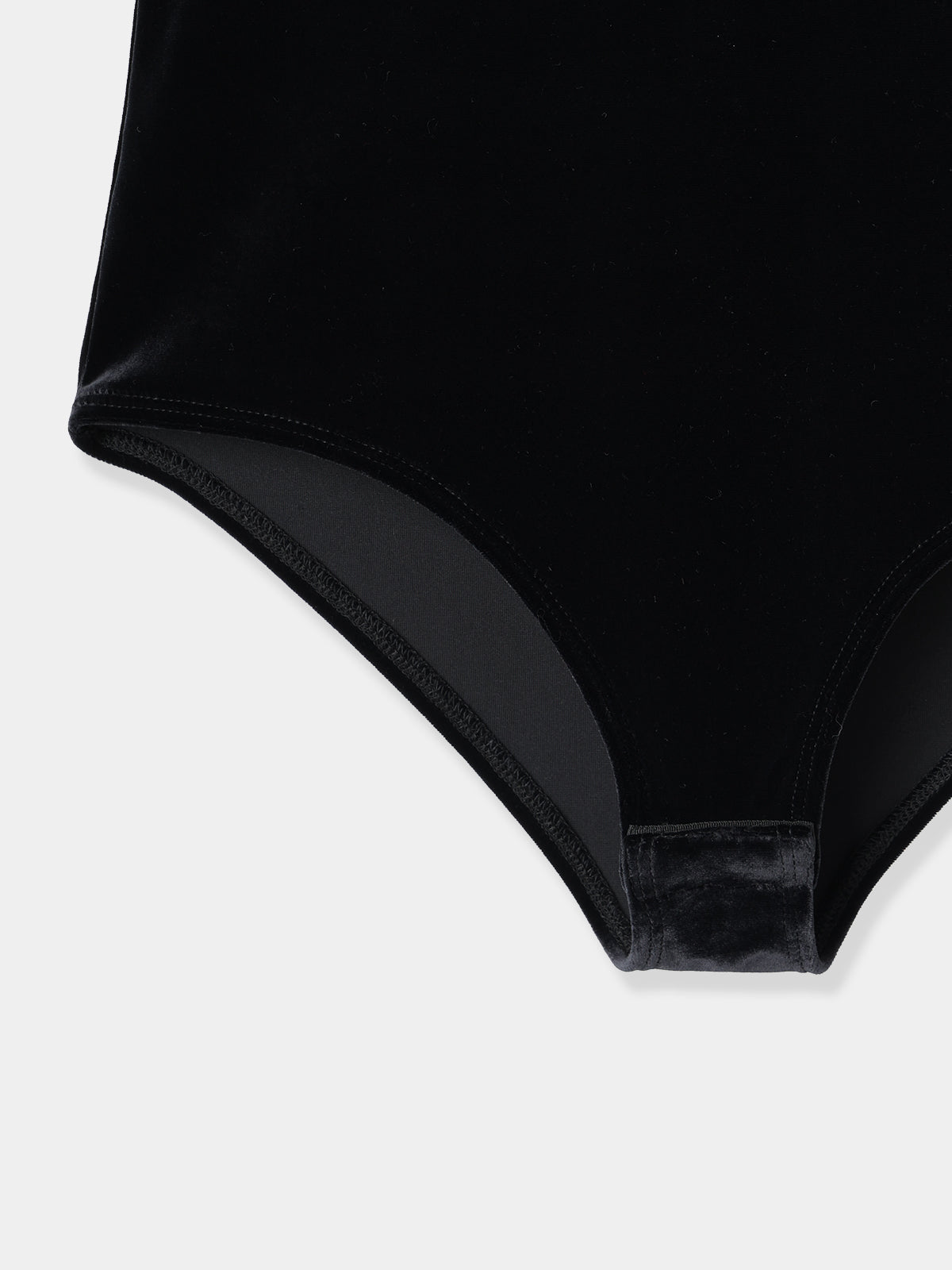 Velours Back open Body suit