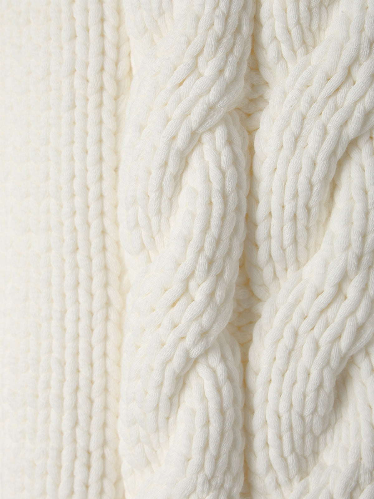 Side cable knit Vest